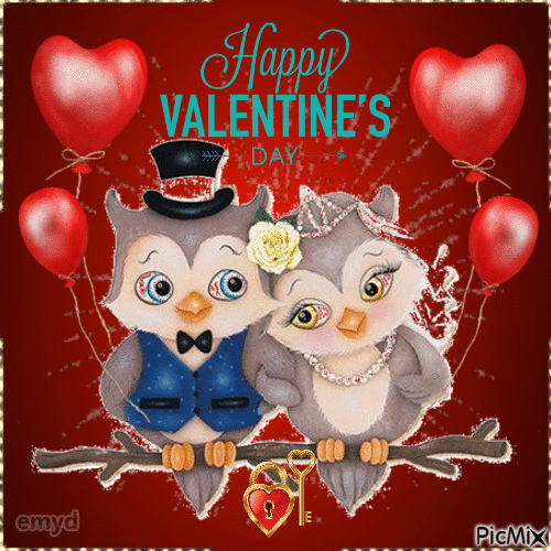 happy valentines day - Free animated GIF