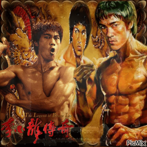 Bruce Lee - Darmowy animowany GIF