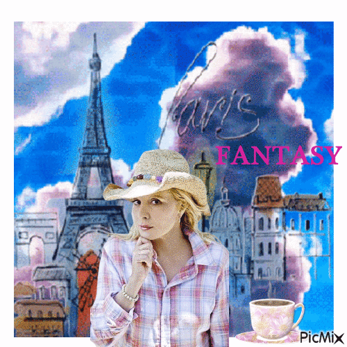 Paris Fantasy - Безплатен анимиран GIF