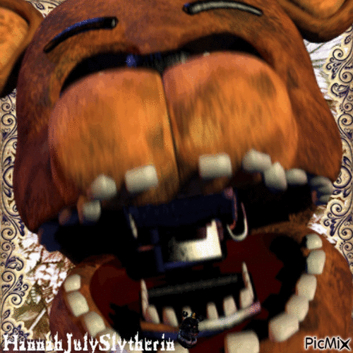 Withered Freddy Jumpscare - GIF animé gratuit