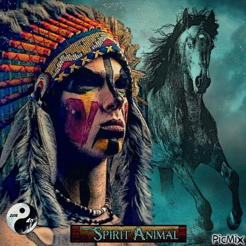 Horse Spirit - Бесплатный анимированный гифка