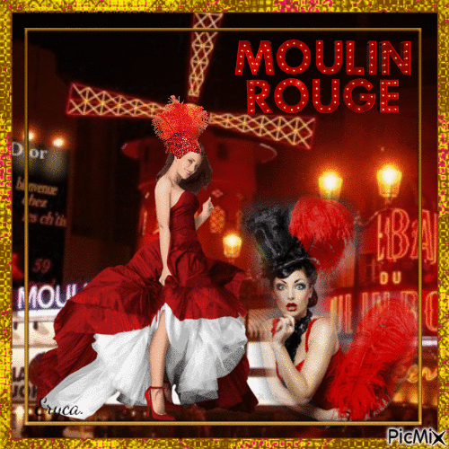 Moulin rouge - Nemokamas animacinis gif