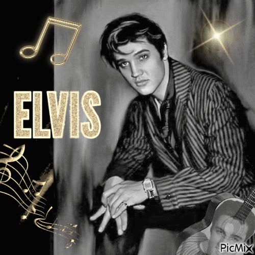 Elvis - GIF animé gratuit