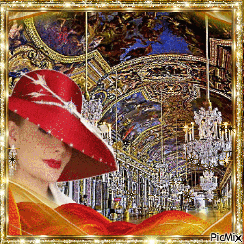 Версаль, дворец - Бесплатный анимированный гифка