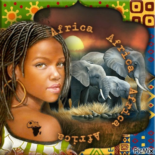 African Girl - png gratis