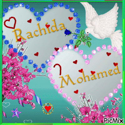 rachida & mohamed - Darmowy animowany GIF