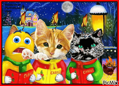 LES CHATS - Free animated GIF