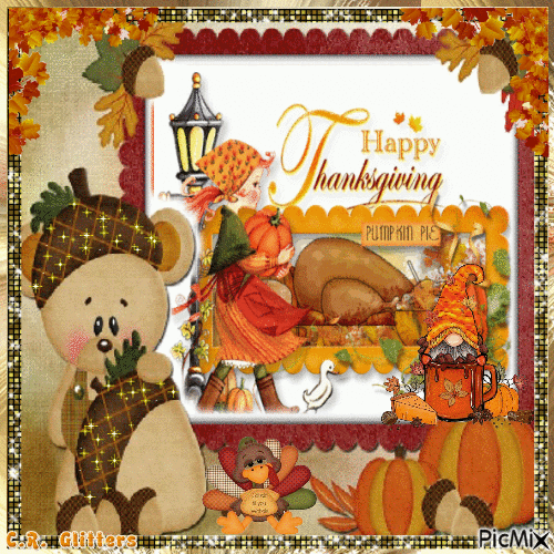 Thanksgiving Pumpkin Pie - Besplatni animirani GIF
