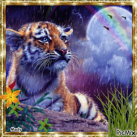 Tigres - Darmowy animowany GIF
