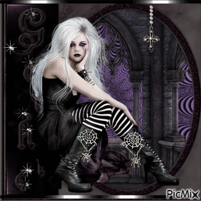 lady goth - Free animated GIF - PicMix