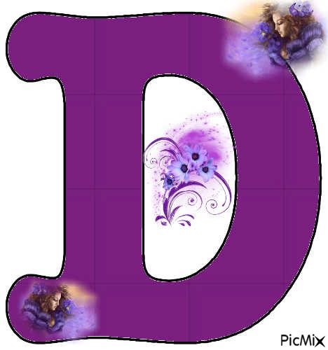 lettre violette - gratis png