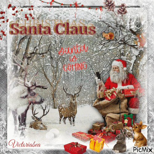 Santa is coming - Ingyenes animált GIF