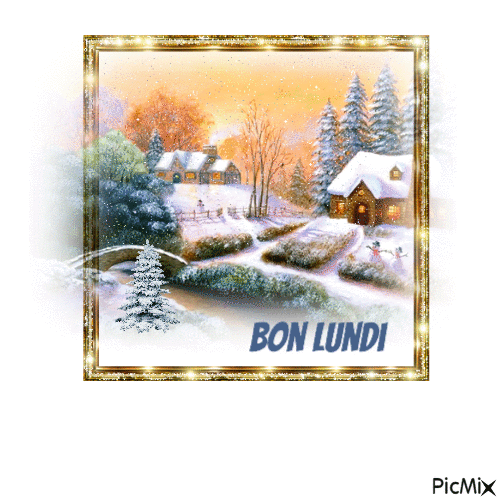Lundi d'hiver - Бесплатный анимированный гифка