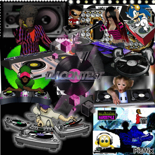 DJ Contest - GIF animé gratuit