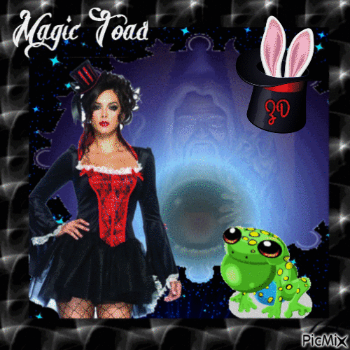 Magic Toad - Zoo Diva - GIF animé gratuit
