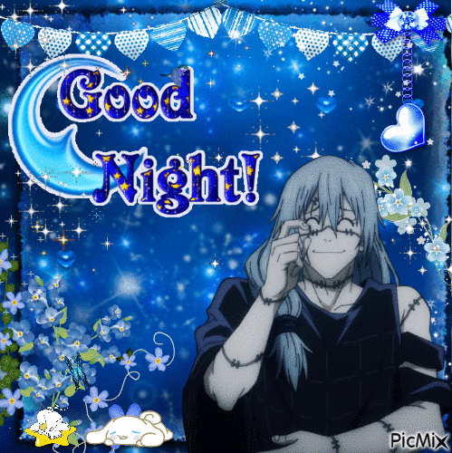 Mahito goodnight - Gratis animerad GIF