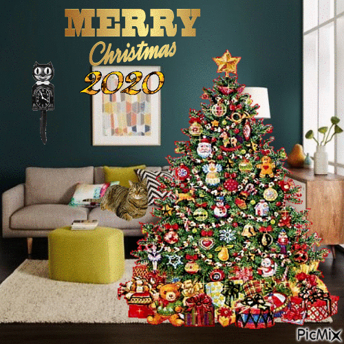 Merry Christmas 2020 - Gratis animeret GIF