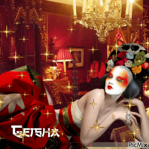 Geishas - GIF เคลื่อนไหวฟรี