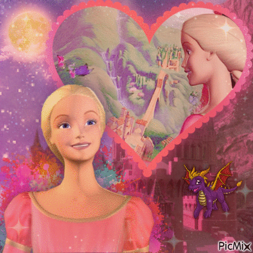 Barbie Rapunzel - GIF animado gratis