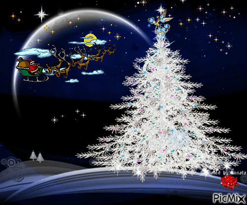 Nuit de Noël - Zdarma animovaný GIF