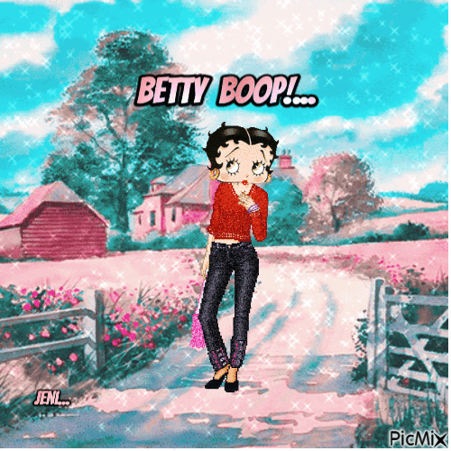 Betty boop - Nemokamas animacinis gif