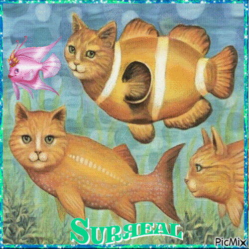 Surreal Fish - 無料のアニメーション GIF