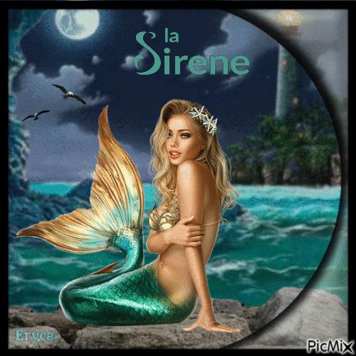 La sirène - Gratis animerad GIF