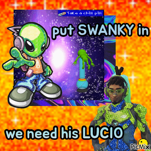 SWANNKY FOR THE WIN - GIF animado grátis