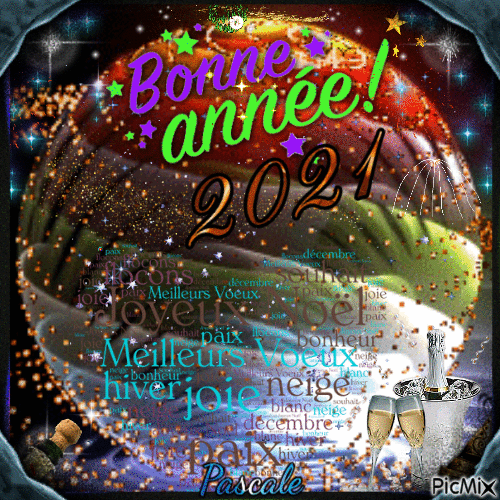 Bonne et Heureuse Année 2021 - Безплатен анимиран GIF
