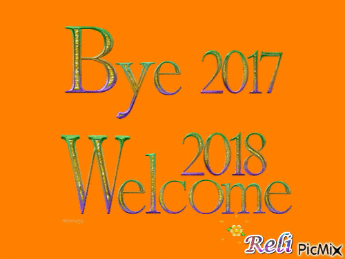 welcome 2018 - Безплатен анимиран GIF
