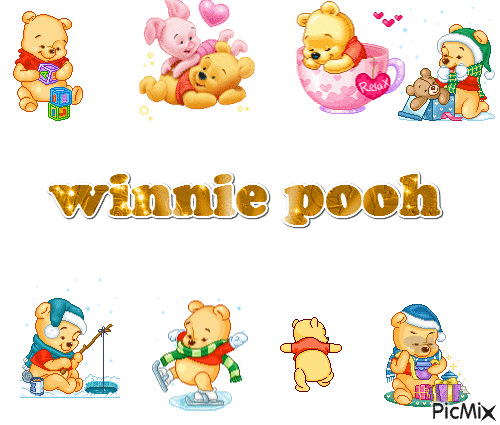 winnie pooh - Бесплатный анимированный гифка
