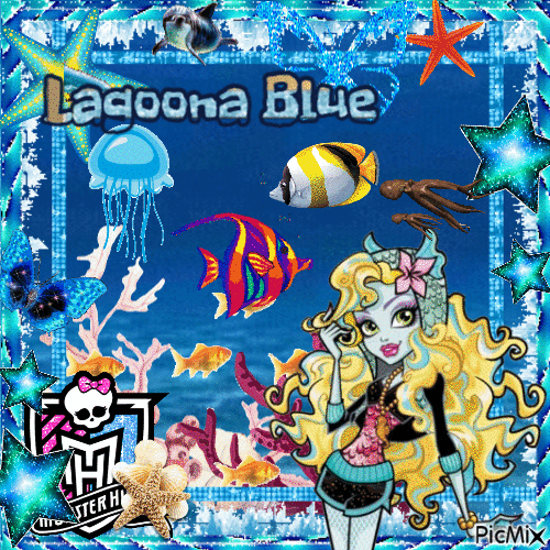 Lagoona Blue Wall - Δωρεάν κινούμενο GIF