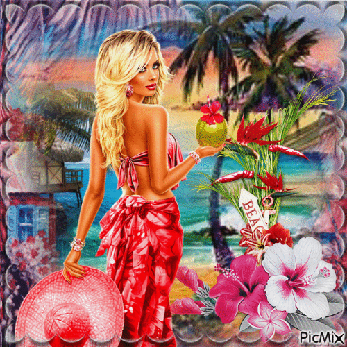 Tropical Femme - Free animated GIF