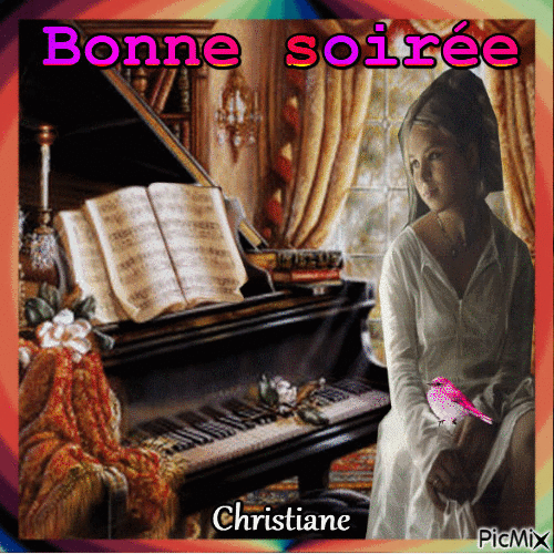 BONNE SOIREE 08 11 - GIF animé gratuit
