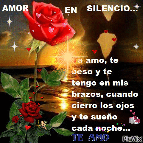Amor en silencio... - Бесплатный анимированный гифка