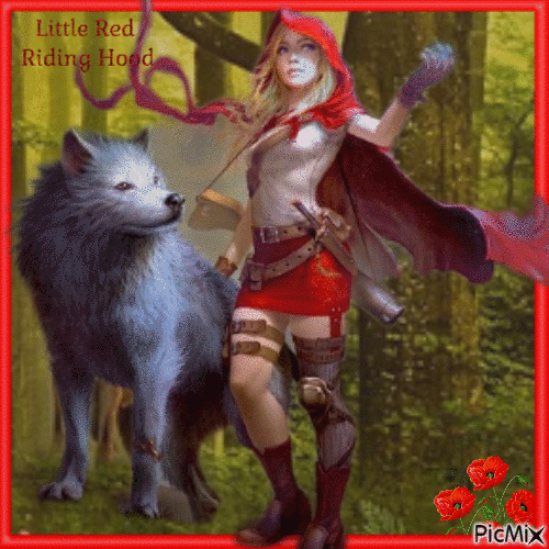 Concours : Chaperon rouge - 免费动画 GIF