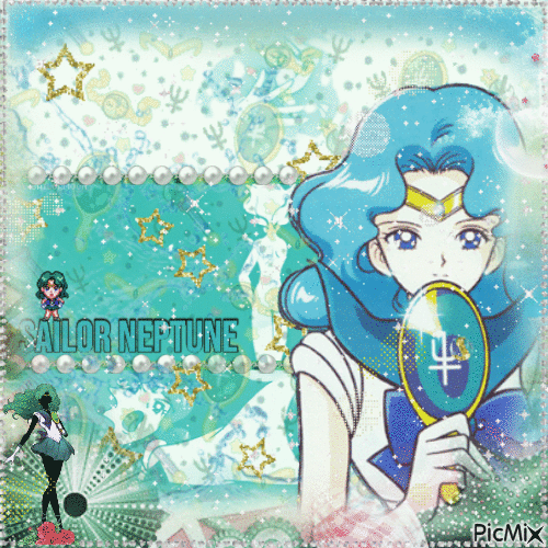 Sailor Neptune ❤️ elizamio - Ingyenes animált GIF