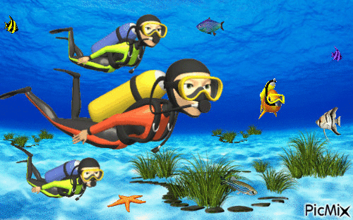 Diving - Zdarma animovaný GIF