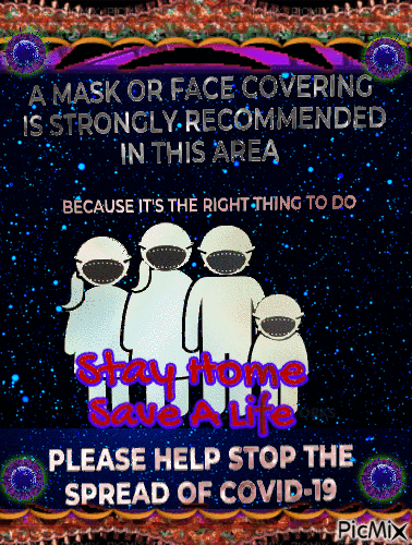 MASK RECOMMENDED THIS AREA - Bezmaksas animēts GIF