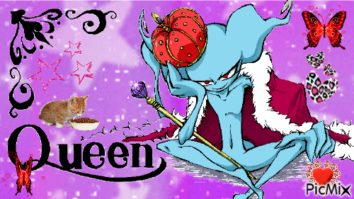 Fancy queen Giegue - GIF animado gratis