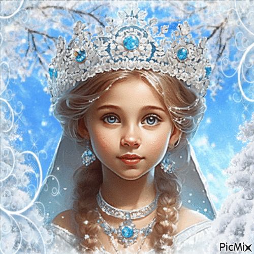 Petite princesse - GIF animado gratis