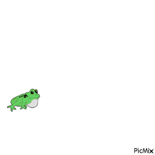 jumping frog - Zdarma animovaný GIF