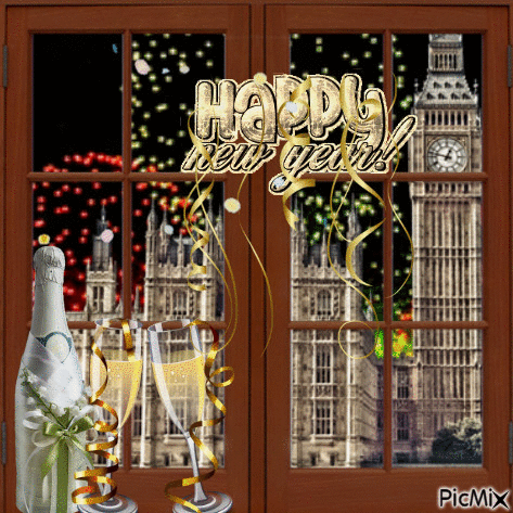 HAPPY NEW YEAR ! - Безплатен анимиран GIF