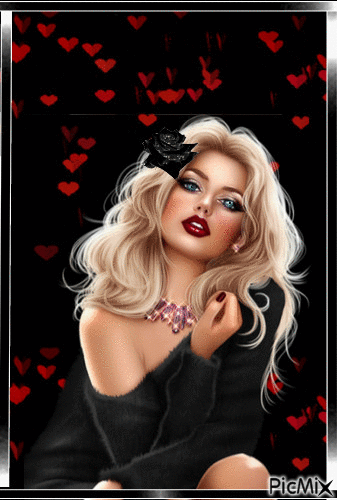 Black And Red Glamour - Besplatni animirani GIF