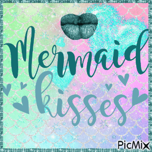 Mermaid Kisses - GIF animado gratis