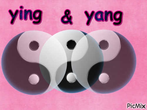 ying et yang - gratis png