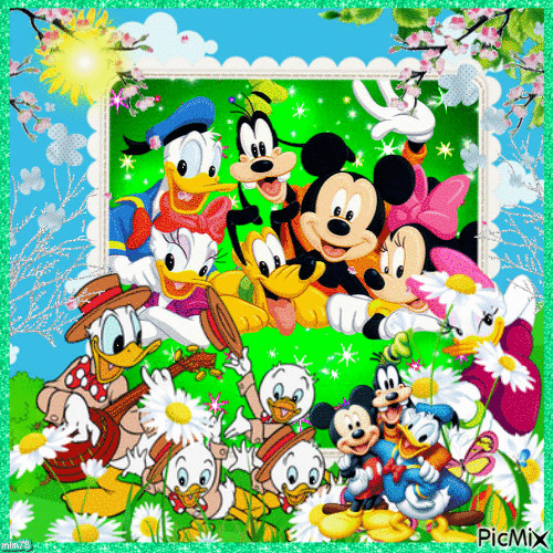 La bande à Mickey - 無料のアニメーション GIF