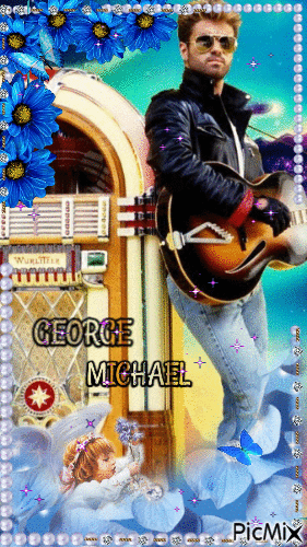 GEORGE MICHAEL - Darmowy animowany GIF