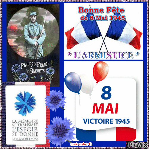 * L'Armistice & Victoire 1945 - GIF animado gratis