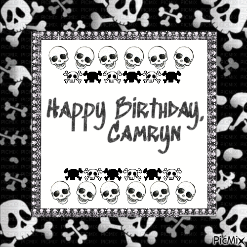 Happy Birthday, Camryn - Bezmaksas animēts GIF